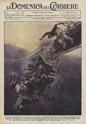Breaking Through the Parapet of a Bridge Near Granada, a Truck Carrying Twenty-Five People